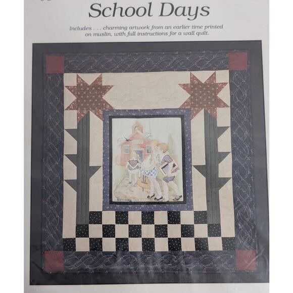 School Days Quilt Pattern and Panel by Thimbleberries - Picture 3 of 5